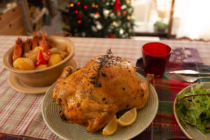 真夏なのに、クリスマスチキンの話