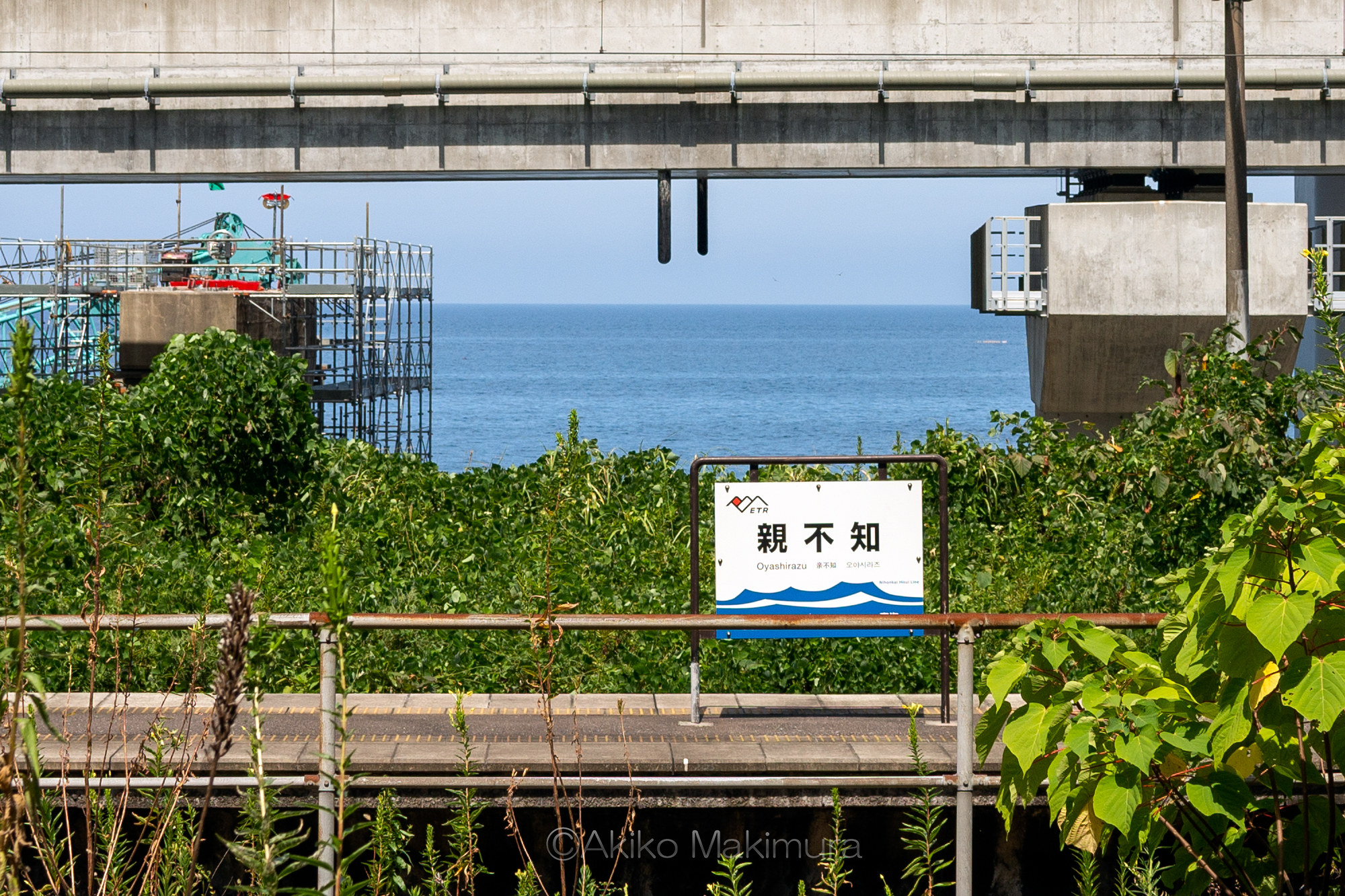 【無人駅】親不知駅　えちごトキめき鉄道　新潟県