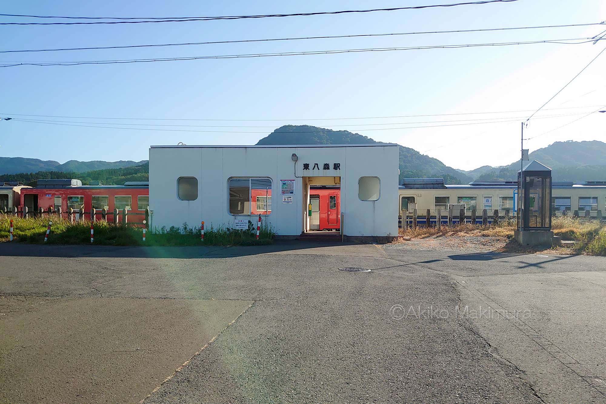 【無人駅】東八森駅　JR五能線　秋田県