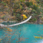 秋深まる寸又峡をゆく　「夢の吊り橋」編