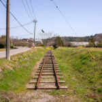 里見砂利山線　線路跡にレールが残っている！？
