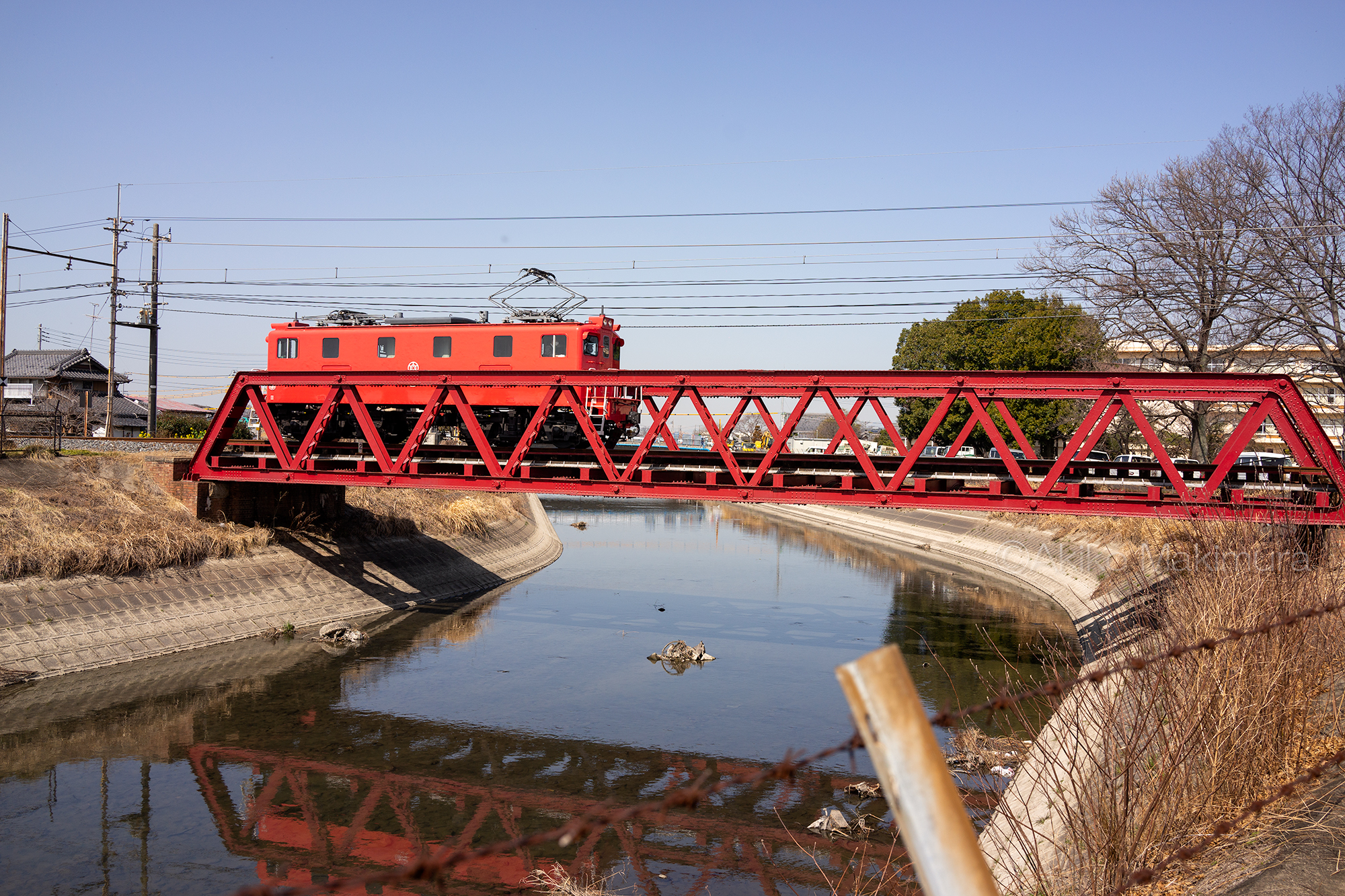 見沼代用水に架かる埼玉最古のトラス橋　見沼代用水橋梁