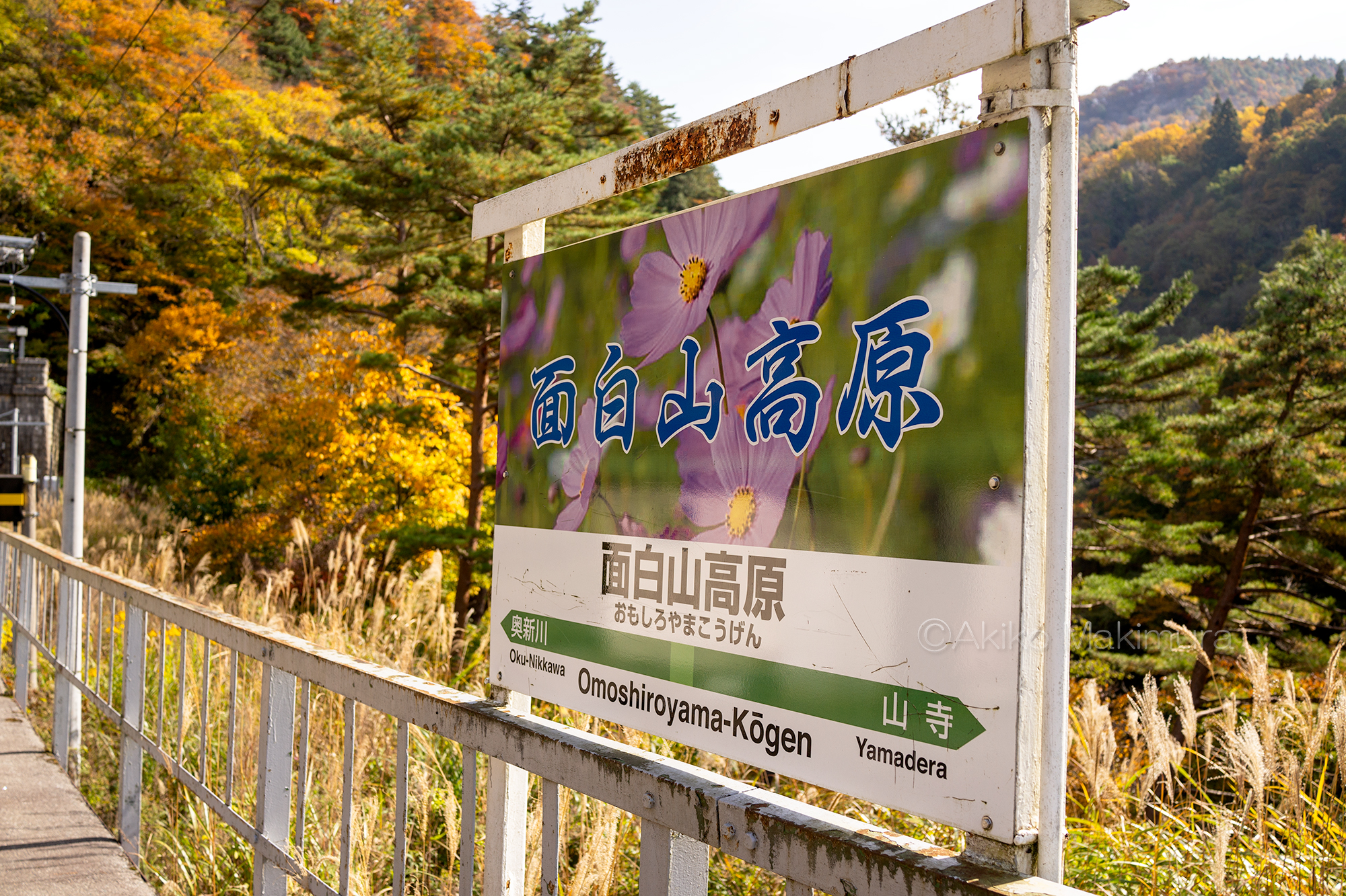 【無人駅】面白山高原駅　　JR仙山線　山形県