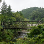96歳の小さなトラス橋　レトロモダンな「滝の鼻橋」