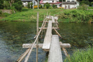 ザマザが支える伝統の流れ橋「松日橋」　岩手県住田町の橋【2】