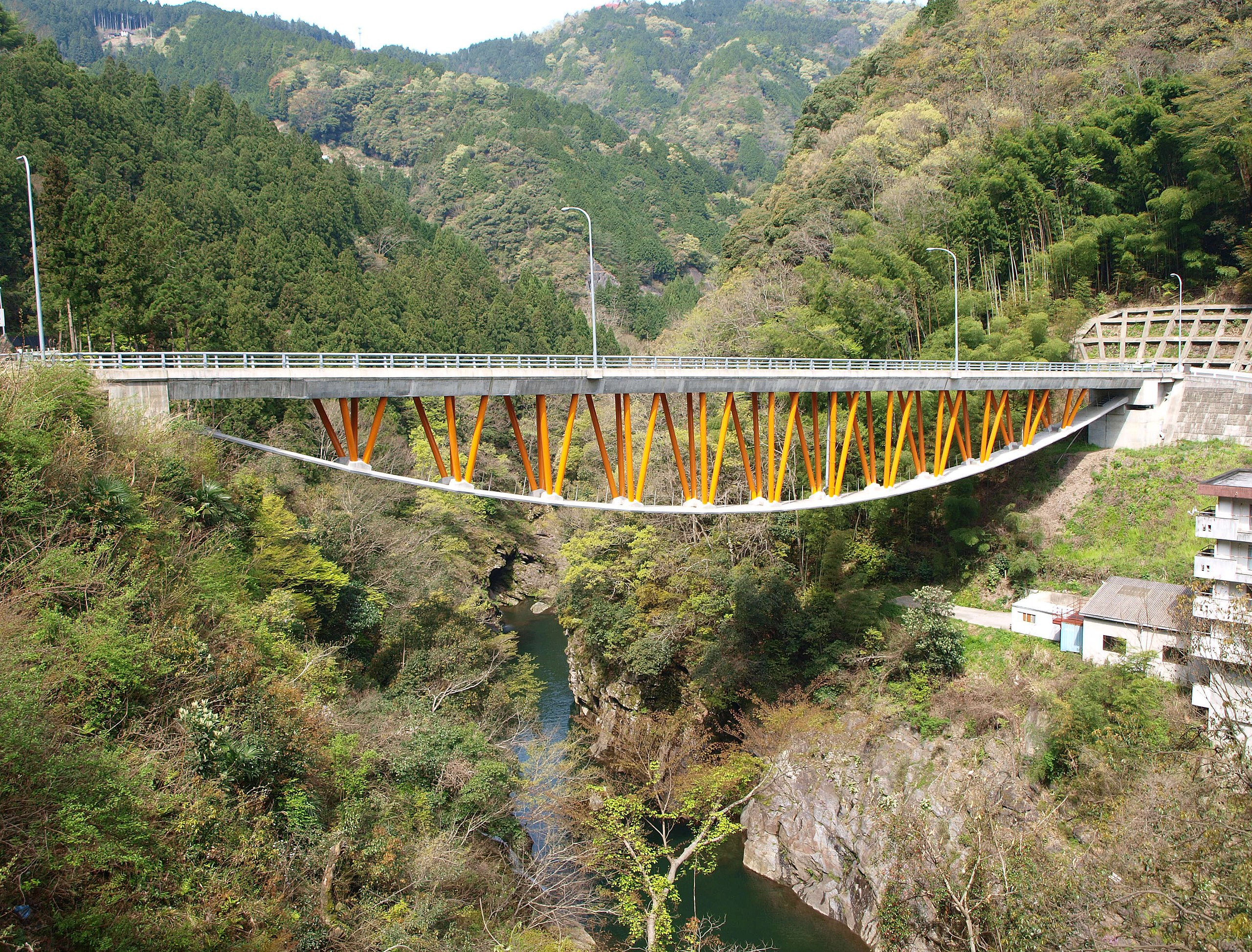 この形が好きなんです　の青雲橋（徳島県）　　