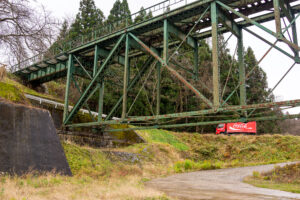 希少な現役ボルチモアトラス　蟹沢橋梁