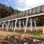 大正期RCラーメン構造　造形美が際立つ膳棚水路橋