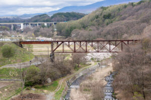 錆びてなお生きるボルチモアトラスの存在感  旧立場川橋梁