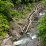 圧巻！全長330ｍの魚道　奥多摩の白丸ダム　