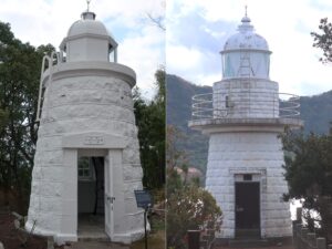 大久野島灯台を見るなら、うさぎ島よりも四国村で