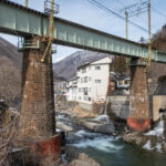 第一湯檜曽川橋梁　上越線の歴史を語る石積みの橋脚