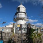 関埼灯台から、対岸の佐田岬灯台ははたして見えるか？