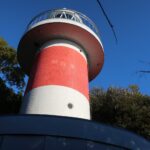 阿波竹ヶ島灯台、最近斜面が崩れて難易度が上がったか？探検しがいのある竹ヶ島