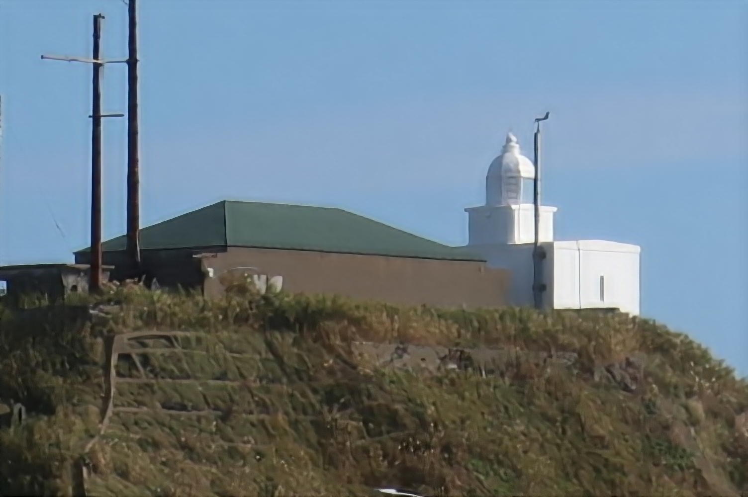 松前灯台、のぼり口はどこ？そして、のぼった先は廃墟？