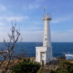 “遠見ヶ鼻”の名前にふさわしい、妙見埼灯台からのみごとな眺め